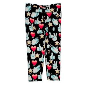 Gap Fit Kids Emoji print active legging pants medium girls legging